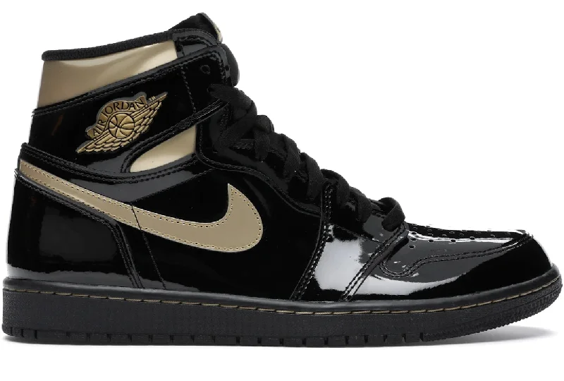 Air Jordan 1 Retro High Black Metallic Gold