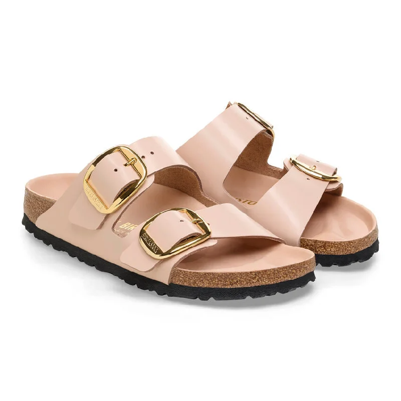 WOMEN'S BIRKENSTOCK ARIZONA BIG BUCKLE | HIGH-SHINE NEW BEIGE