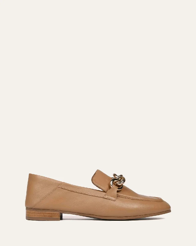 DREAM CASUAL FLATS TAN LEATHER