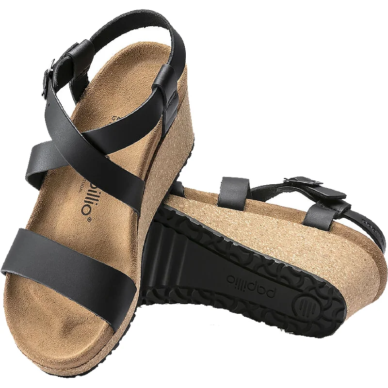 Women's Birkenstock Papillio Sibyl Black Leather