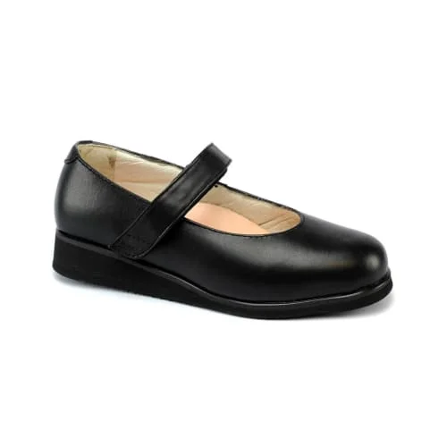 Mt. Emey 9202 Black - Women's Extra-depth Mary Jane Shoes