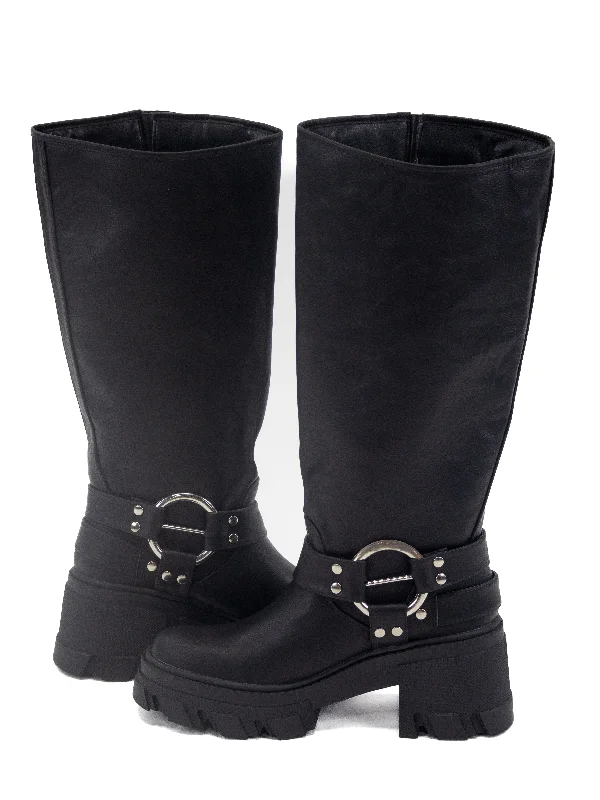 Buckle Up Biker Boot