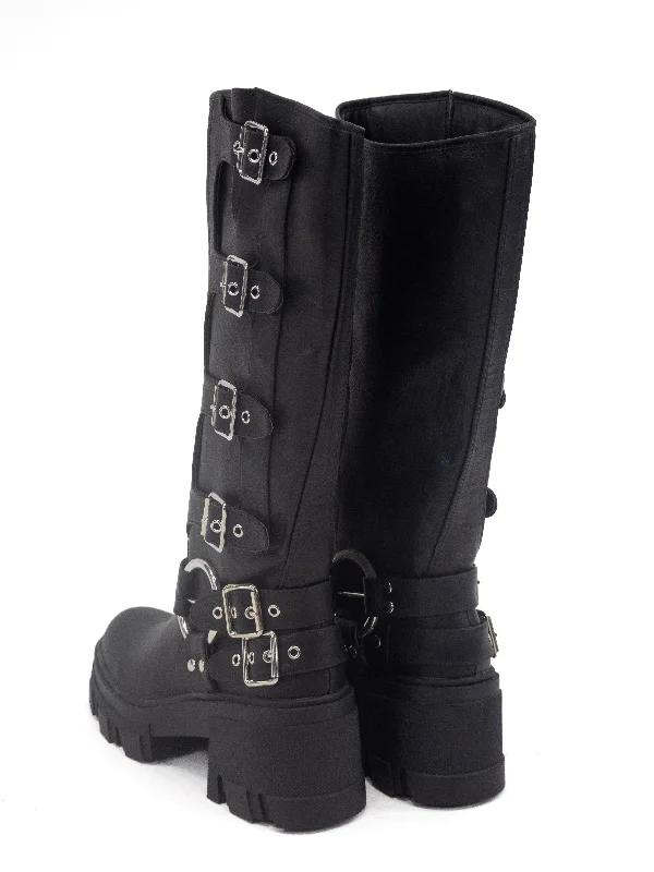 Buckle Up Biker Boot