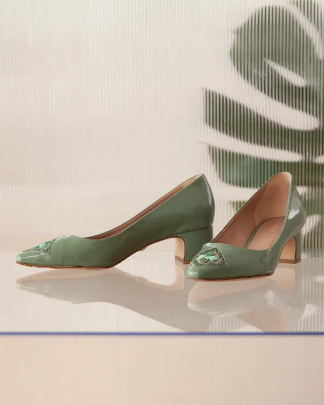 Fiorellini Pump Leather 45 Sea Green