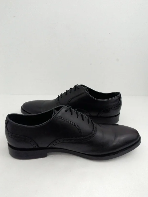 Rockport Men's Grand Oxford, Black, Leather Size 12 M